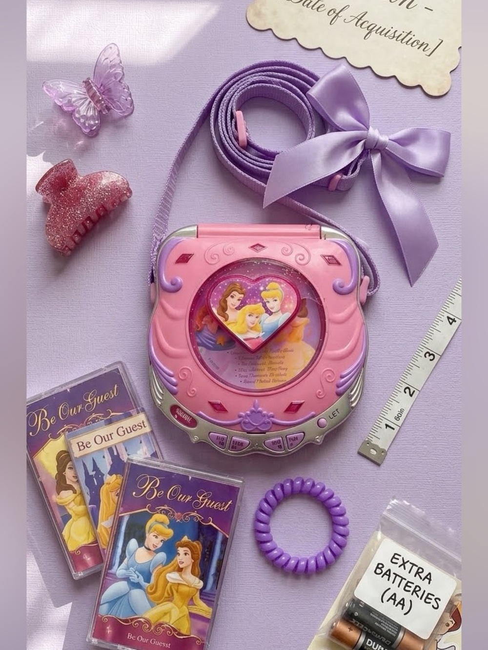 Vintage 2004 Disney Princess Royal Melodies Toy CD Player Works With 1 Disc